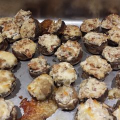 A picture of The Best Stuffed Mushrooms.