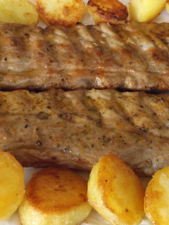 Una foto de Costillar de cerdo al horno rápido