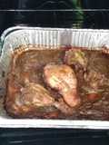 Pollo al horno con pasa