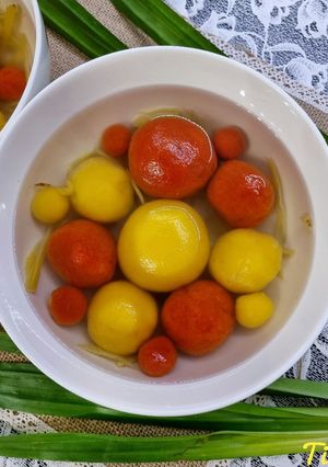 Hình của món Chè trôi nước đoàn viên.