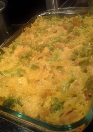 A picture of Super easy chicken spaghetti.