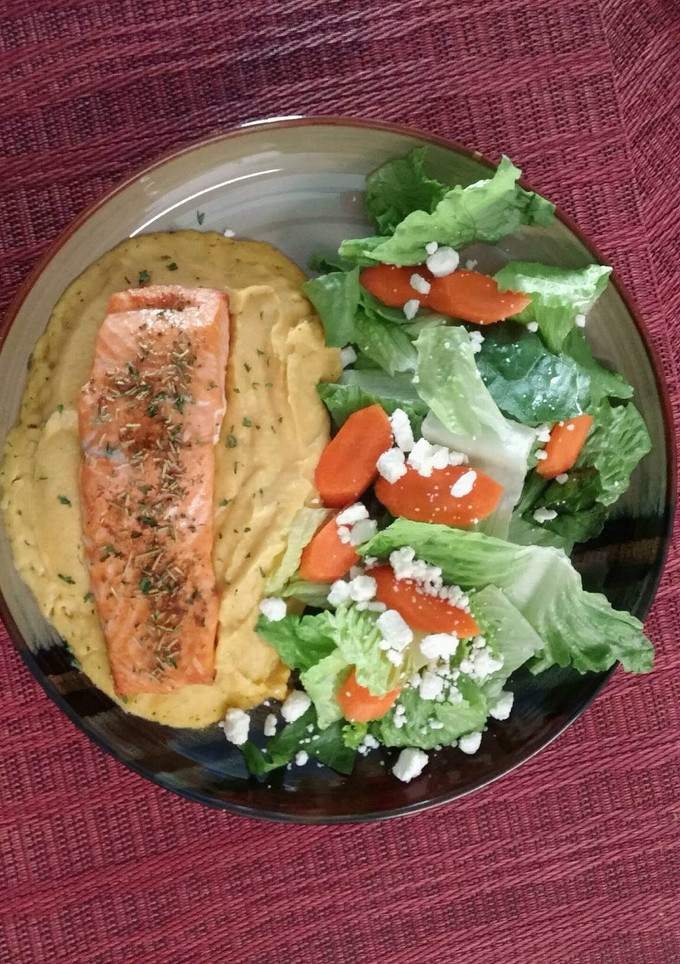 A picture of Cauliflower Butternut Squash Mashed.
