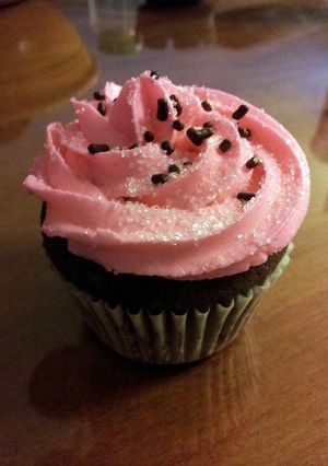 A picture of Rich Chocolate Cupcake.
