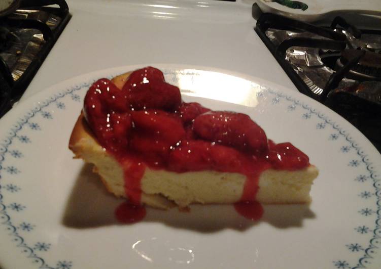 Steps to Prepare Quick Crustless Cheesecake Pie