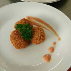 A picture of Beef Bitterballen.