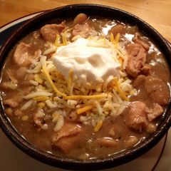 White Chicken Chili (crockpot) A picture of White Chicken Chili (crockpot).