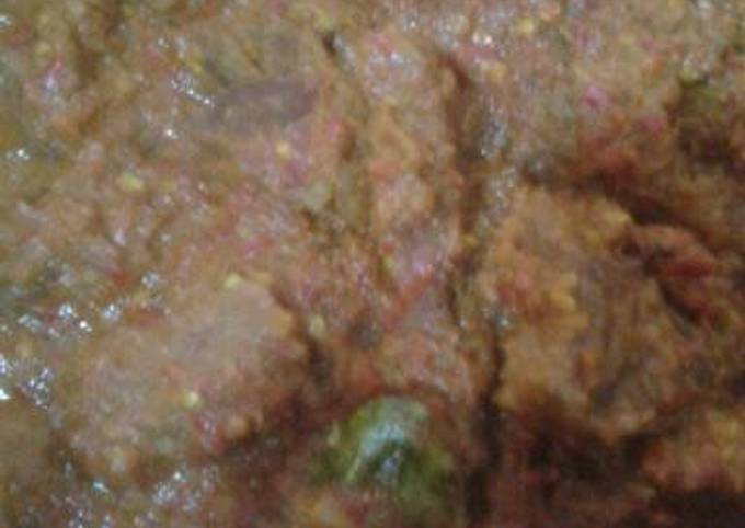 Rendang pedas mantap