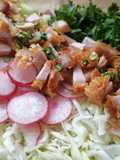 Ensalada con chicharrón 🥙🐖