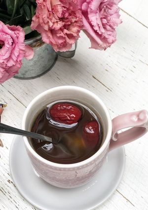 Hình của món Tuần 2: Trà quế táo đỏ ấm lòng ngày đông.
