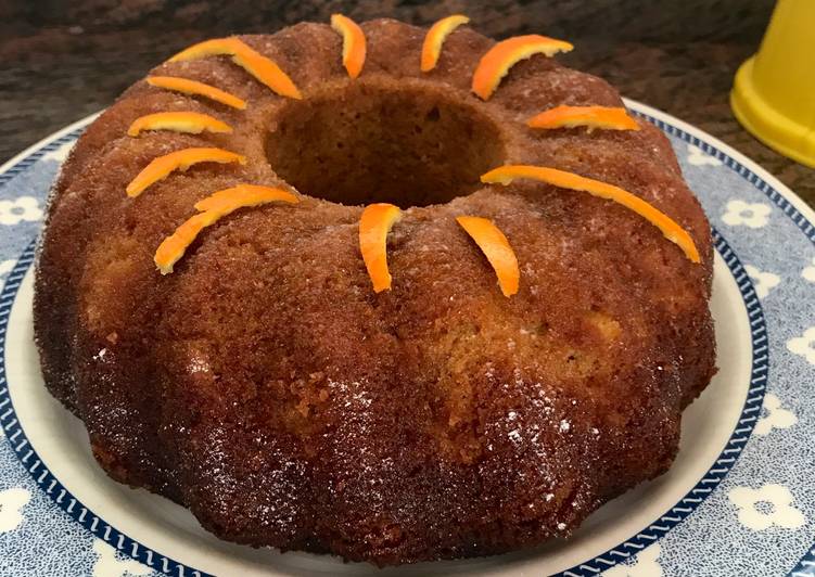 Bizcocho de anís, naranja y Canela