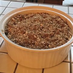 A picture of Easy peasy apple crisp!.