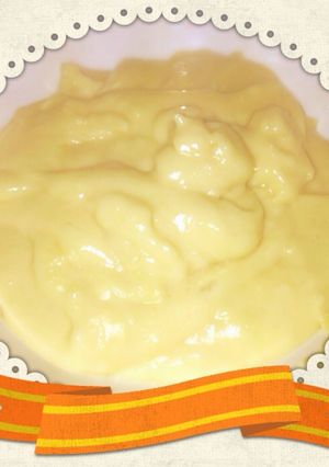 A picture of Easily Made in the Microwave! Custard Made With a Whole Egg.
