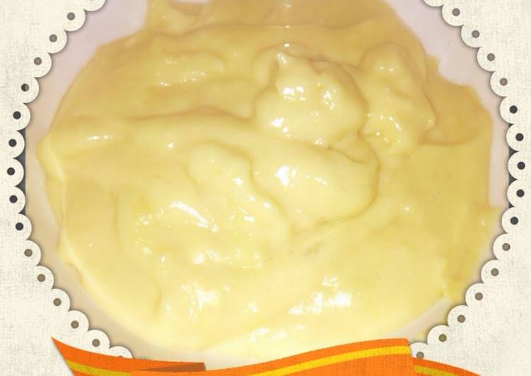 Recipe: Yummy Easily Made in the Microwave! Custard Made With a Whole Egg