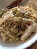Pasta with Tofu, Natto, and Miso Cheese-Style Sauce