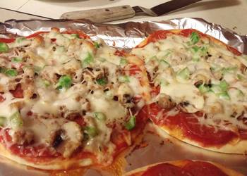 How to Recipe Tasty Flatbread Pizza Super Supreme