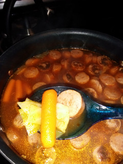 A picture of Grandma's Polish Cabbage Soup.