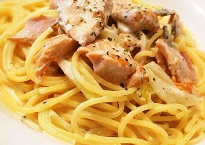 Rich Creamy Salmon Pasta