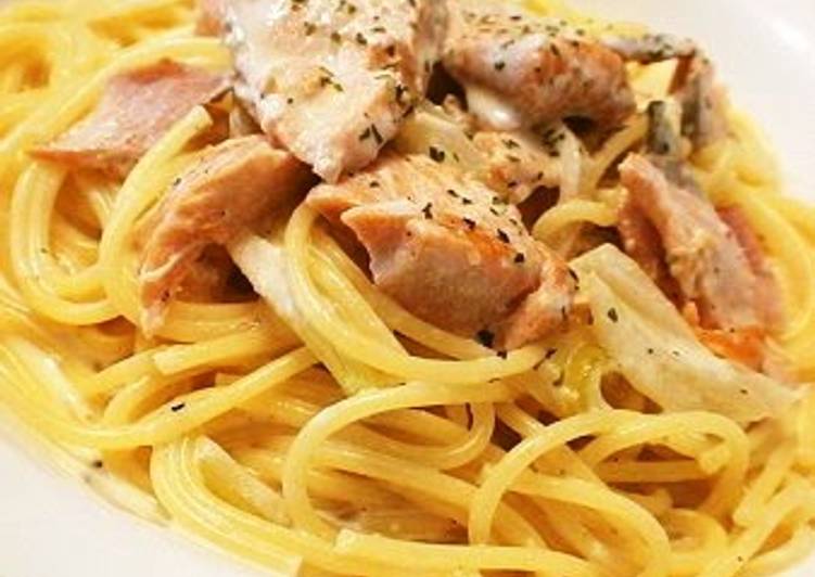 How to Prepare Super Quick Homemade Rich Creamy Salmon Pasta