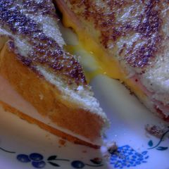 A picture of grilled sandwhich.
