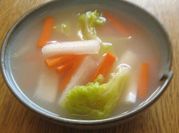 A picture of cabbage carrots kimchi