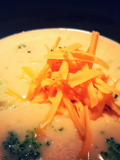 A picture of Broccoli & cheddar soup (copycat panera bread).