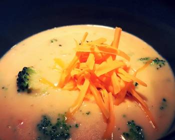 Fresh, Make Recipe Broccoli  cheddar soup copycat panera bread Most Delicious