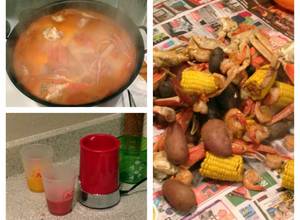 Seafood boil w/red n hot sauce Recipe by Hessa - Cookpad