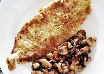 Easiest Way to Prepare Perfect panfry fish with sauteed mushroom