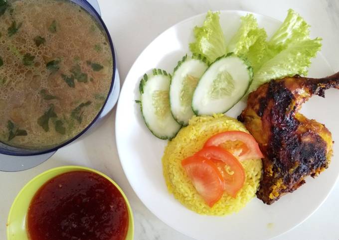 Resipi Nasi Ayam Dan Ayam Bakar Air Fryer Oleh Rose Nani Nizah Nayan