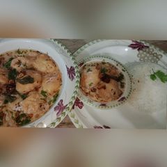 A picture of Tarky wali Dahi phulki.