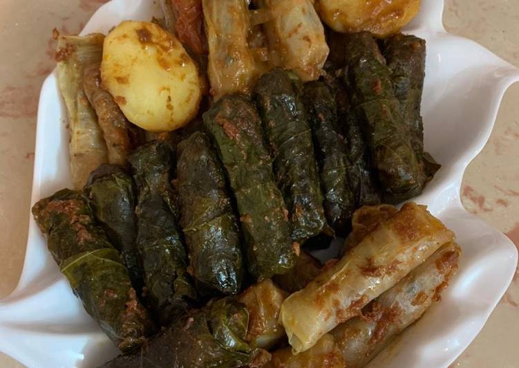 ورق عنب وملفوف 🥗🥙🍽