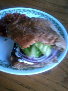 A picture of bison avocado burgers.