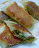 Genovese Sauce and Cheese Spring Rolls