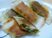 A picture of cheesy spring rolls