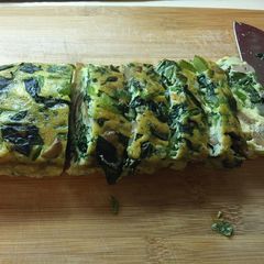 A picture of Green Spinach Eggs Loaf.