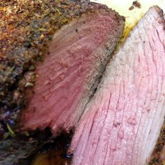 A picture of Rosemary & Lemon Peel Sirloin Roast.