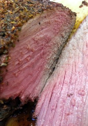 A picture of Rosemary & Lemon Peel Sirloin Roast.