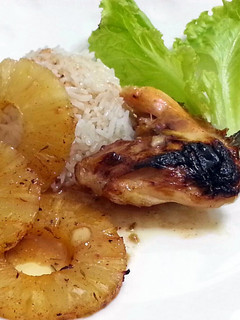 A picture of Sweet And Spicy Salmon With Pineapple.