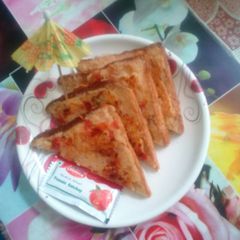 A picture of Open sandwich.