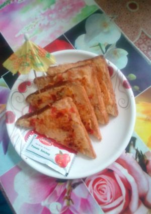 A picture of Open sandwich.