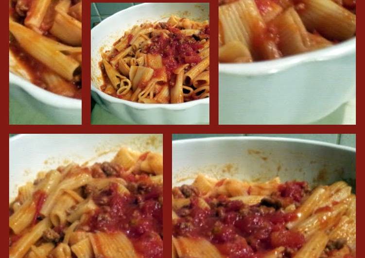 Step-by-Step Guide to Make Speedy AMIEs PASTA with Sausage &amp; Spicy Tomatoe Sauce