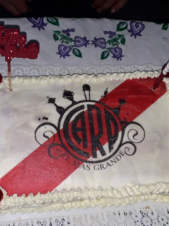 Una foto de Torta de cumpleaños sin tacc y sin azúcar!!! #singluten