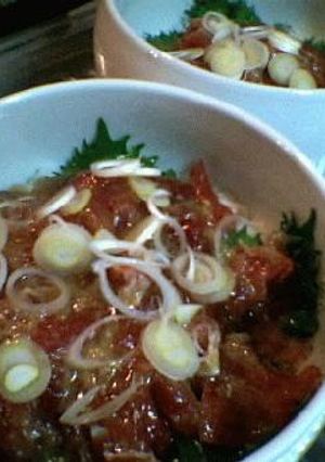 A picture of Marinated Tuna Don.
