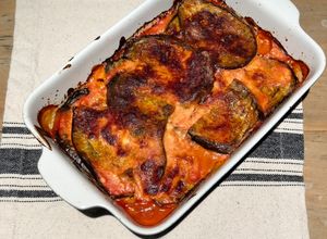Une photo de Gratin d’aubergines au mascarpone