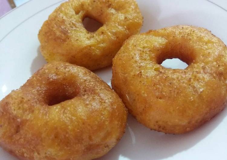 Donat labu kuning gula palm