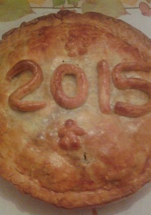 A picture of Apple pumpkin pie.