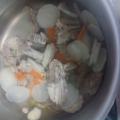A picture of Chicken stock..