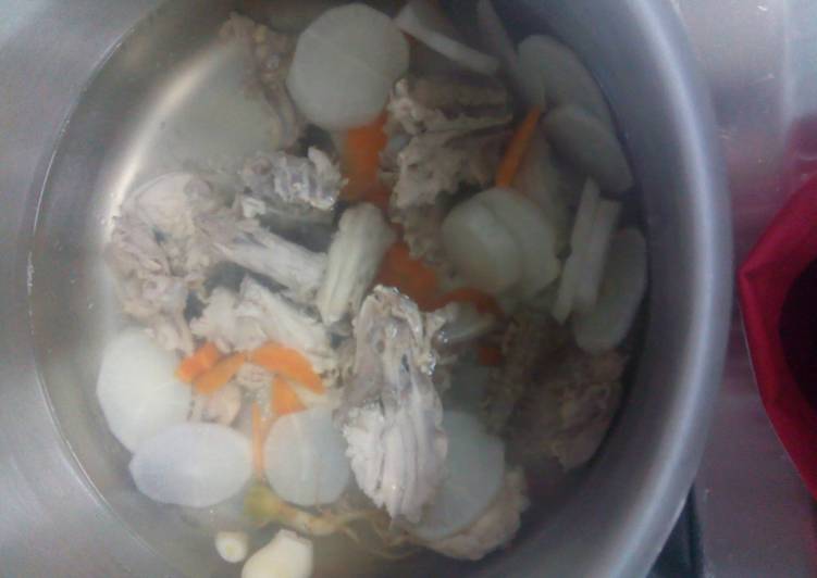 Recipe of Favorite Chicken stock.