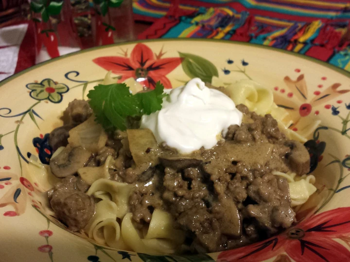 Easy Way Prepare Recipe Hearty Beef Stroganoff that is Can Pamper Your Tongue, So Delicious}