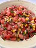 Tomato Salad with Corn, Feta, and Mint